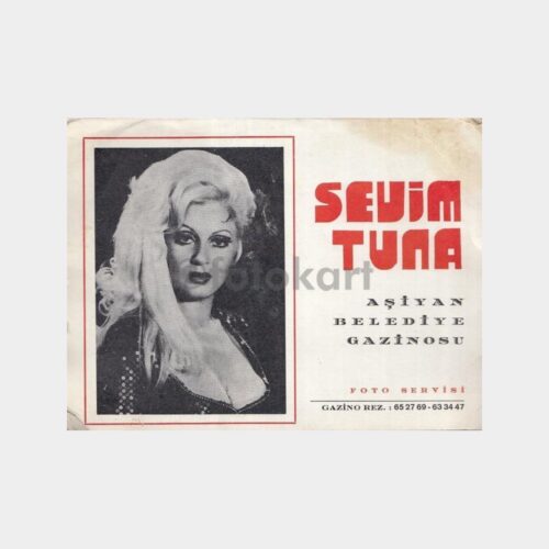 1976 Aşiyan Gazinosu Sevim Tuna Fotoğraf Kabı