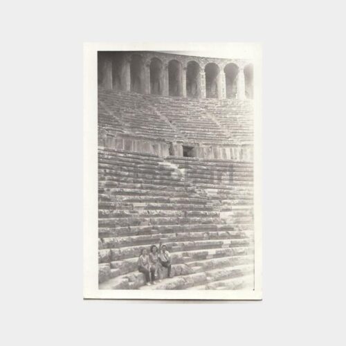 1970 Aspendos Antik Tiyatrosu Konulu Fotoğraf