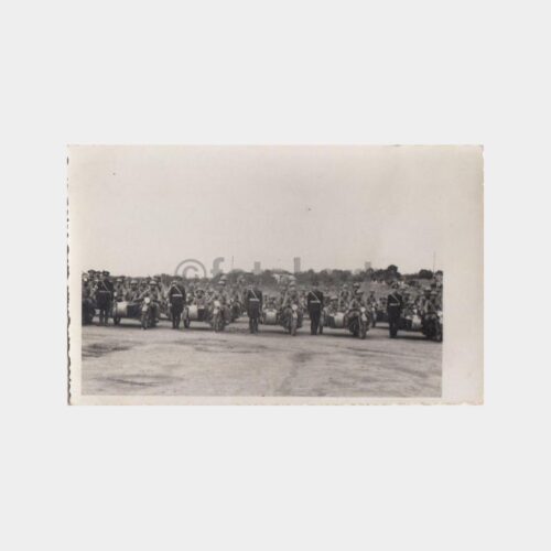 1942 Balmumcu Askeri Kışla Motorsiklet Fotoğraf