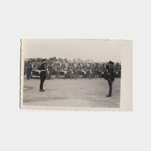 1942 Balmumcu Askeri Kışla Motorsiklet Fotoğraf