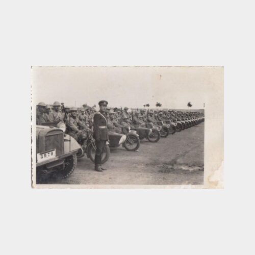 1942 Balmumcu Askeri Kışla Motorsiklet Fotoğraf