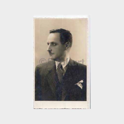 1940 Bay Portre Yan Çekim Fotoğraf