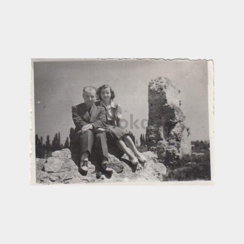 1948 Bergama Gezisi Konulu 2 Adet Fotoğraf