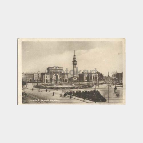 1933 İstanbul Beyazıt Meydanı Fotokart