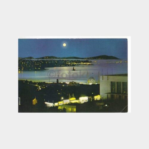 Boğaziçi Kız Kulesi Gece Görünüş Kartpostal