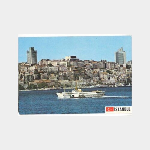 Boğaziçi Vapur Görünüş Kartpostal