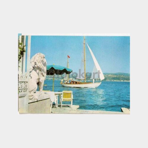 Boğaziçi Yeniköy Yelkenli Görünüş Kartpostal