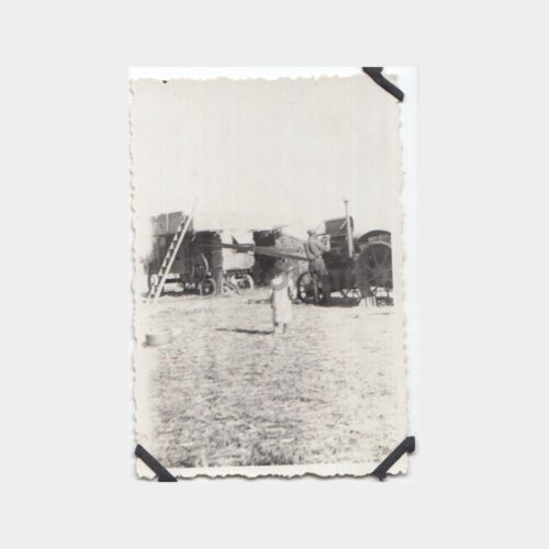 Harman Yeri Ziraat Makinesi Konulu Fotoğraf