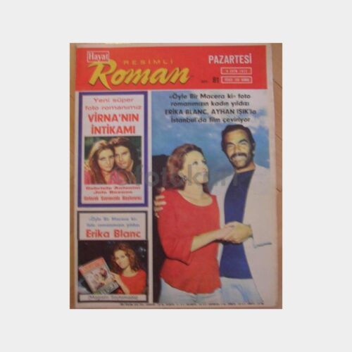 Hayat Resimli Roman Dergisi, 1972 Sayı 81 - Ayhan Işık