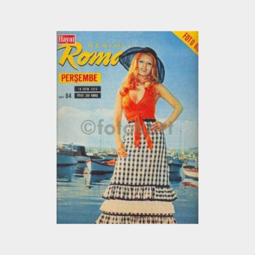 Hayat Resimli Roman Dergisi, 1973 Sayı 84 - Piraye Uzun