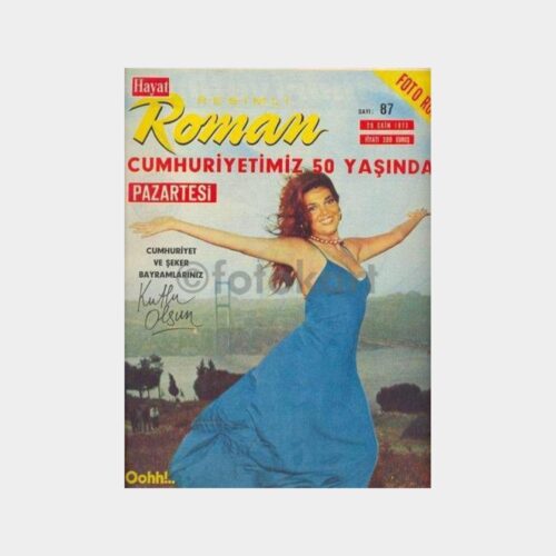 Hayat Resimli Roman Dergisi, 1973 Sayı 87 - Zeynep Aksu