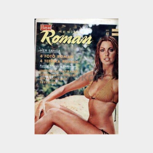Hayat Resimli Roman Dergisi, 1976 Sayı 41 - 4 Foto Roman