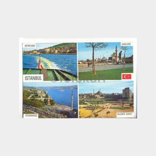 İstanbul 4 Görünüş Kartpostal