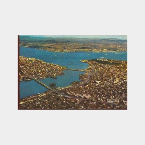 1987 İstanbul Havadan Görünüş Kartpostal