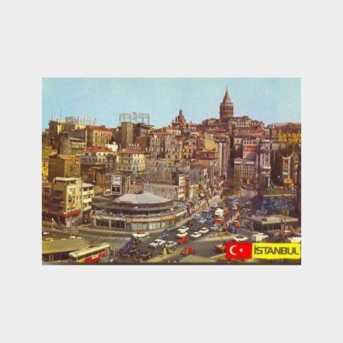 İstanbul Karaköy Meydanı Kartpostal
