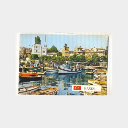 İstanbul Kartal Sahili Tekneler Kartpostal