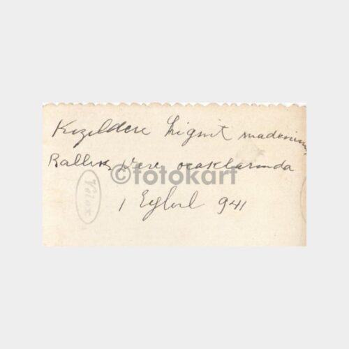 1941 Kızıldere Linyit Madeni Konulu Fotoğraf - Görsel 2