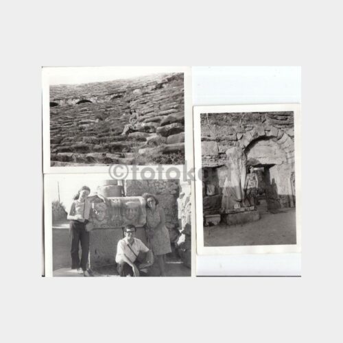 1970 Side Müzesi Konulu 3 Adet Fotoğraf