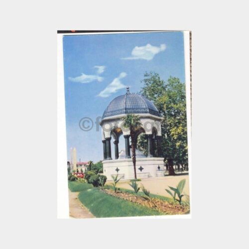 Sultanahmet Alman Çeşmesi Görünüş Kartpostal