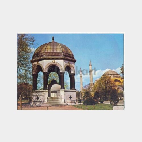 İstanbul Sultanahmet Alman Çeşmesi Kartpostal