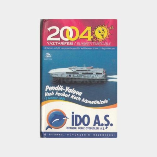 2004 İDO Yaz Tarifesi