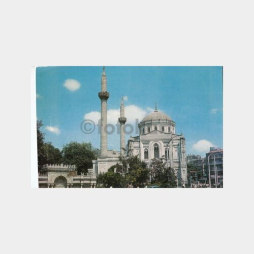 1975 İstanbul Aksaray Valide Camii Görünüş Kartpostal