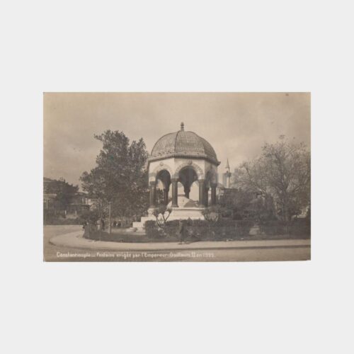1928 Sultanahmet - Alman Çeşmesi Görünüş Kartpostal