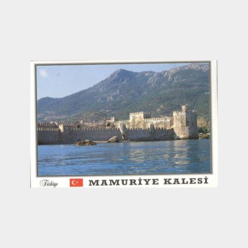 Anamur Mamuriye Kalesi Görünüş Kartpostal