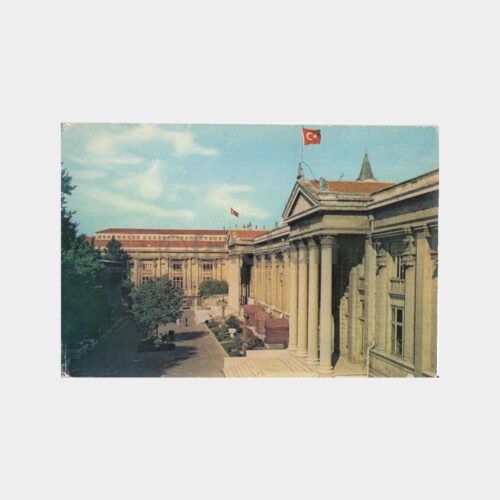 1979 İstanbul Arkeoloji Müzesi Görünüş Kartpostal