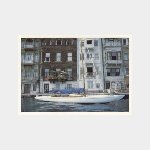 1990 Boğaziçi Arnavutköy Yalıları Görünüş Kartpostal