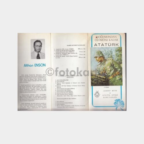 1981 Harbiye Askeri Müze - Ata Tabloları Sergisi Broşürü