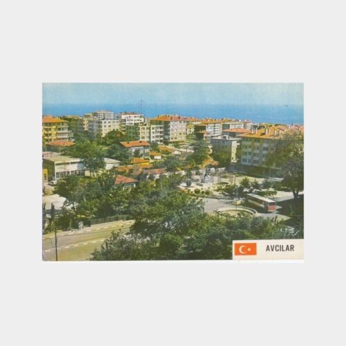 1978 İstanbul Avcılar İlçesi Görünüş Kartpostal