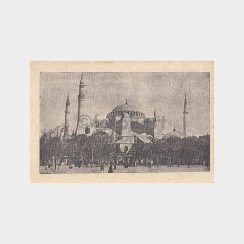 Ayasofya Karton Baskı Eski Kart