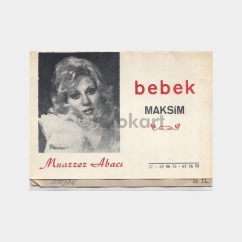 1974 Bebek Maksim Muazzez Abacı Fotoğraf Kabı