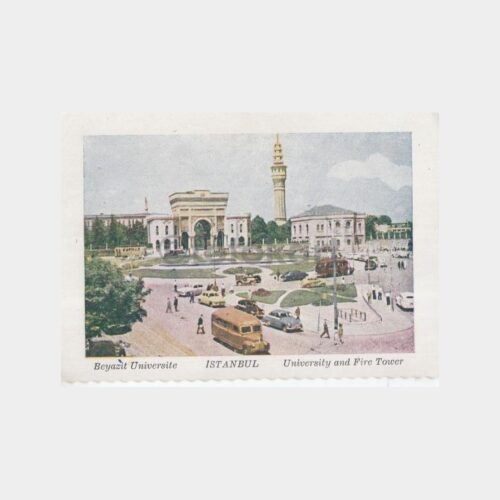 1940 Beyazıt Üniversite Görünüş Kartpostal