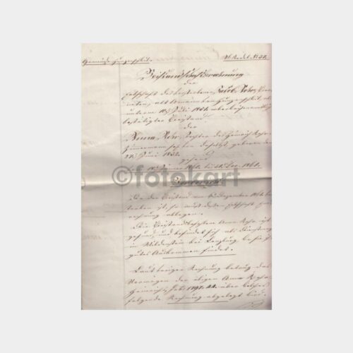 1862 Bilanço ve Hesap Raporları (10 Sayfa)