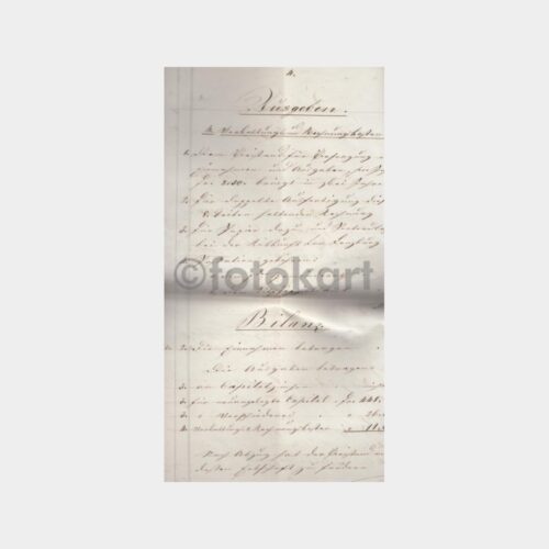 1862 Bilanço ve Hesap Raporları (10 Sayfa) - Görsel 2