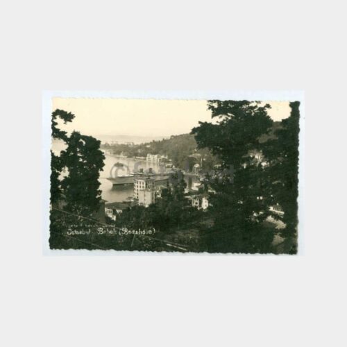 1940 Boğaziçi Bebek Savarona Görünüş Kartpostal