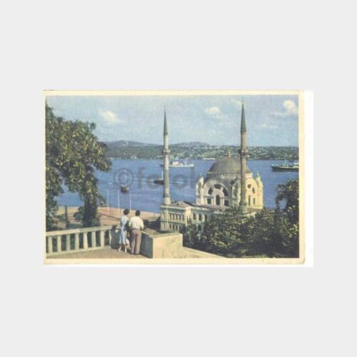 Boğaziçi ve Dolmabahçe Görünüş Kartpostal