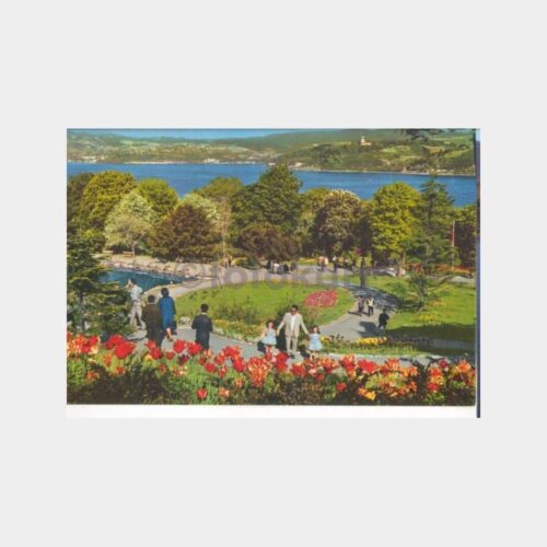 Boğaziçi ve Emirgan Parkı Görünüş Kartpostal