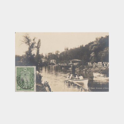 1916 Boğaziçi Göksu Konulu Kartpostal