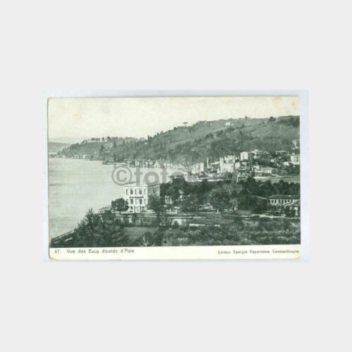 1910 Boğaziçi Küçüksu Görünüş Kartpostal