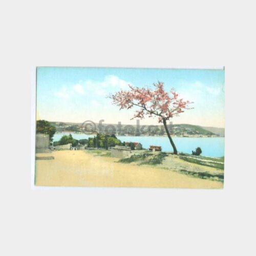 1910 Boğaziçi Kuzguncuk Sırtları Kartpostal
