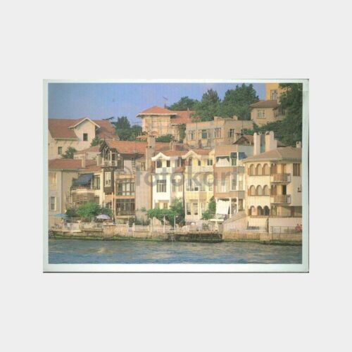 Boğaziçi Sahili Yalı Köşkler Görünüş Kartpostal