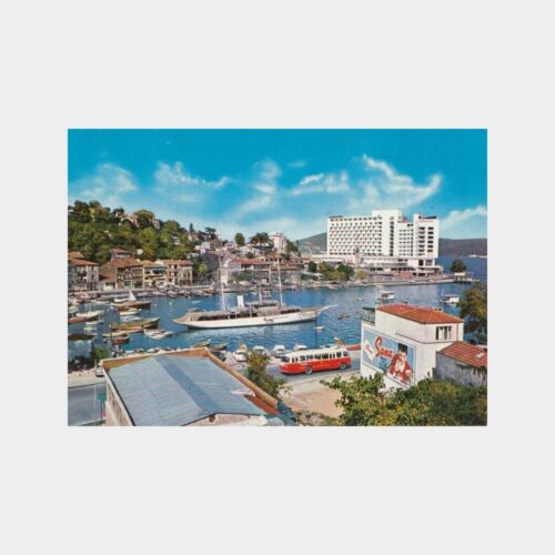 1968 Boğaziçi Tarabya Koyu Görünüşü Kartpostal