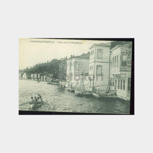 1910 Boğaziçi Yalılar Görünüş Kartpostal