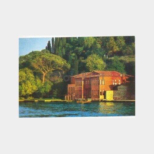 Boğaziçi Yalılar Tarihi Köşk Görünüş Kartpostal