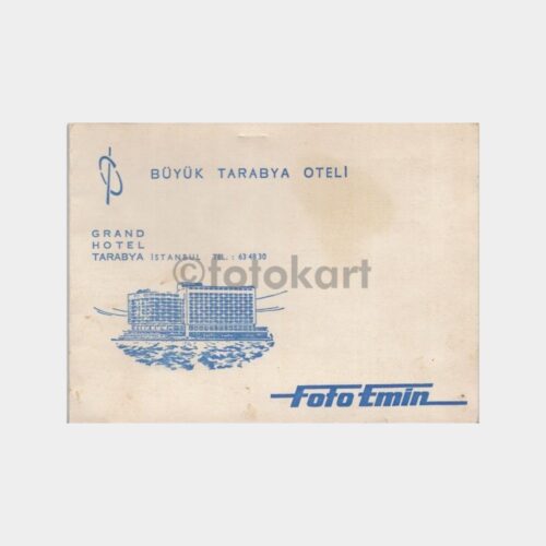 1975 Büyük Tarabya Oteli Fotoğraf Kabı