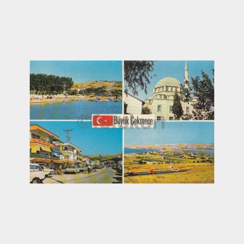 1978 Büyükçekmece 4 Görünüş Kartpostal