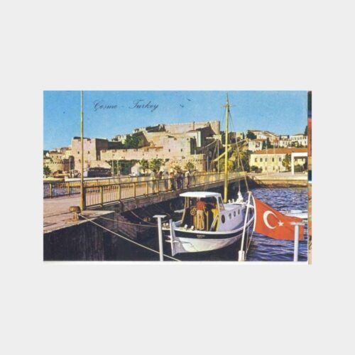 Çeşme Kalesi Görünüş Kartpostal